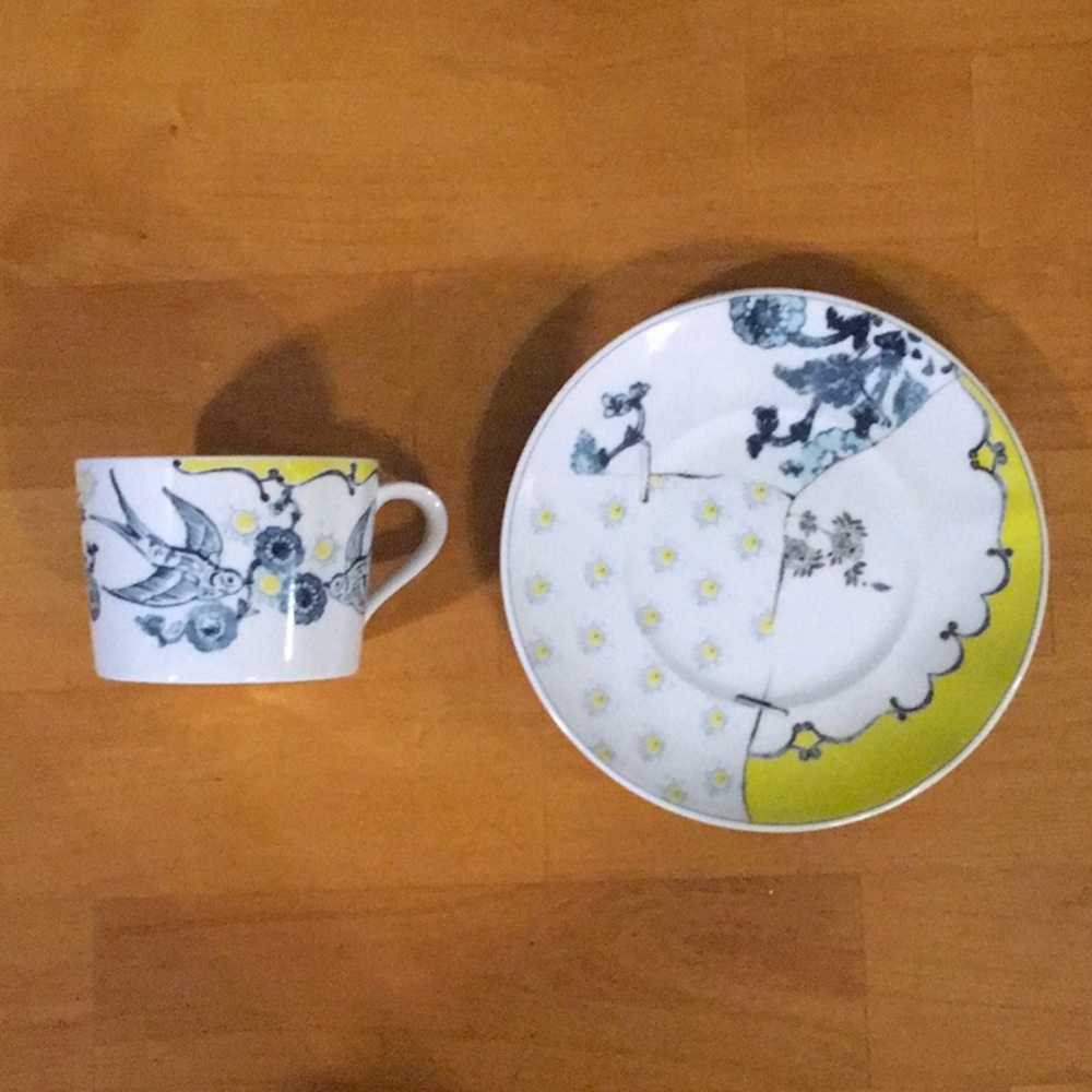 Anthropologie tea cup and saucer by Spal - Picture 4 of 7